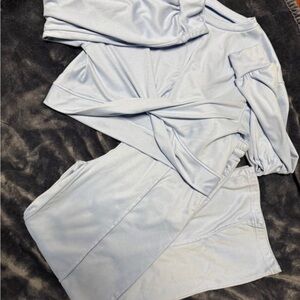 SHEIN Light Blue Lounge Set